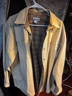 90'S Vintage Carhartt Flannel Lined Canvas Jacket  Men's L